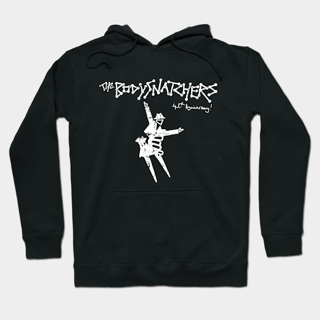 Madness Bodysnatchers - Distressed White Hoodie by Skate Merch